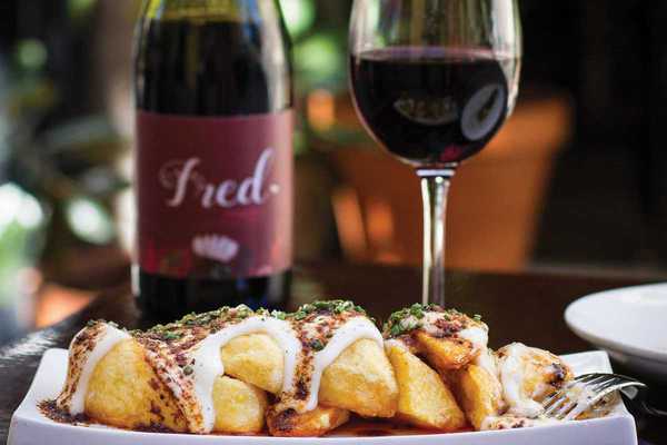elsa fred wine patatas bravas