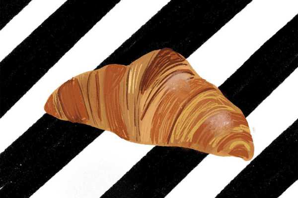funky bakers croissant